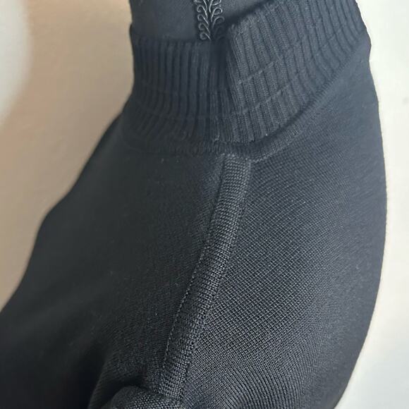 Rick Owens Subhuman Pullover Dress Black FW17 size XS Virgin Wool Knit - Picture 6 of 15